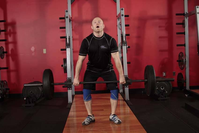 Hang Clean position 2