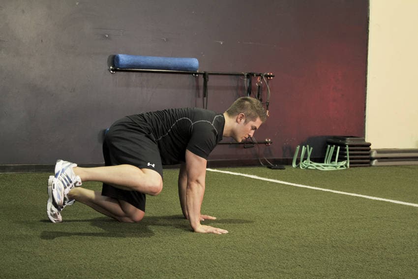 Hip Circles (prone) position 2