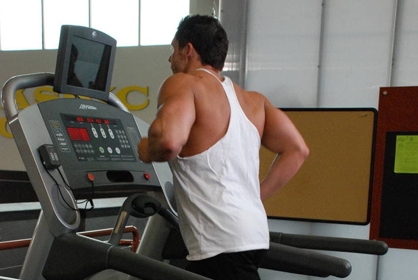 Jogging, Treadmill position 2