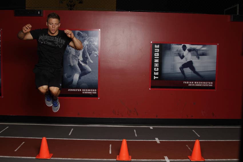 Lateral Cone Hops position 2