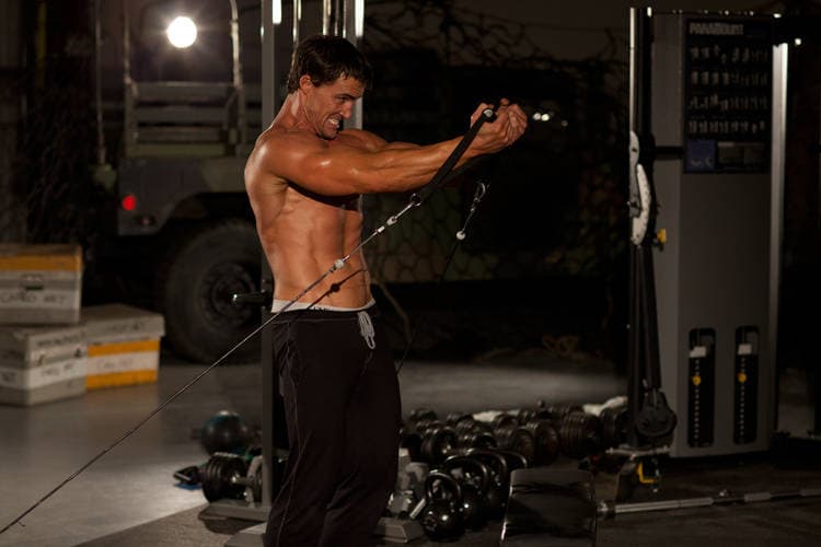 Low Cable Crossover - ending position