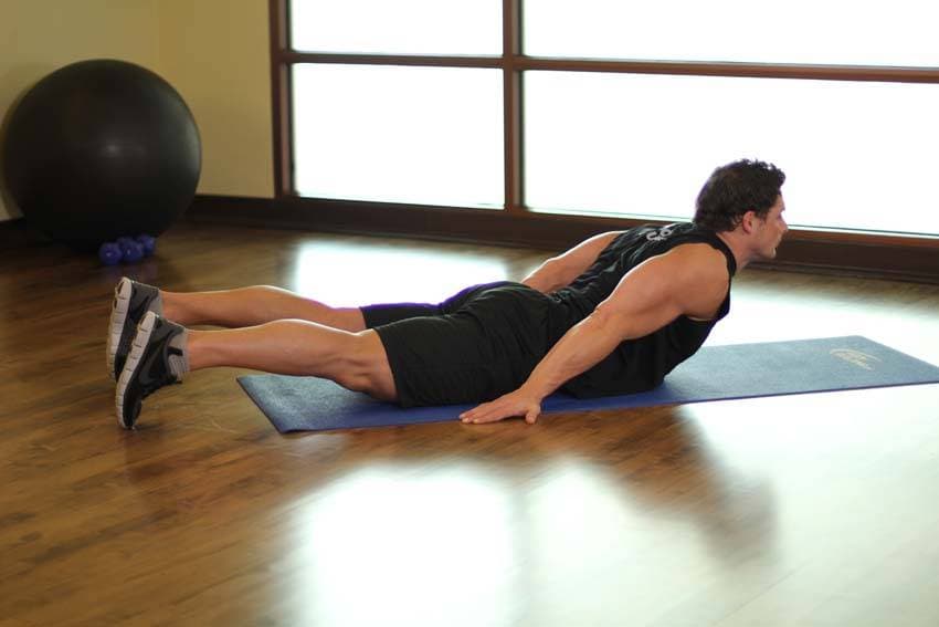 Lower Back Curl - ending position