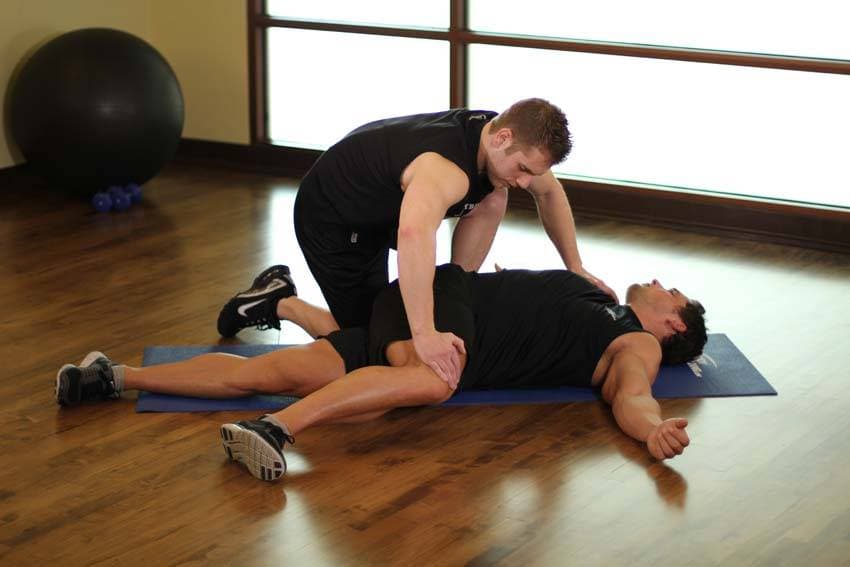 Lying Crossover position 2