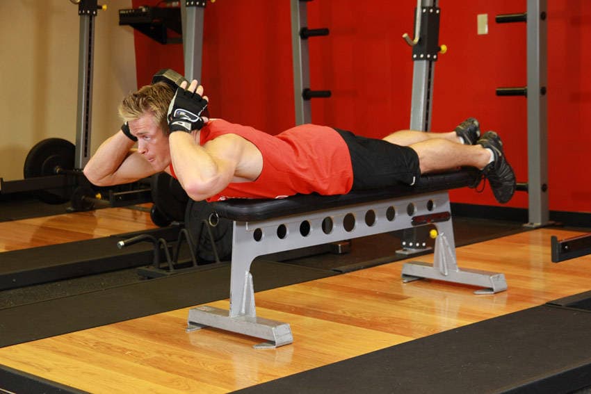Lying Face Down Plate Neck Resistance - ending position