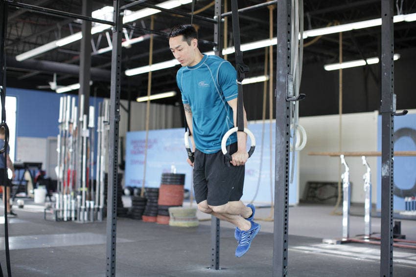 Ring Dips - ending position