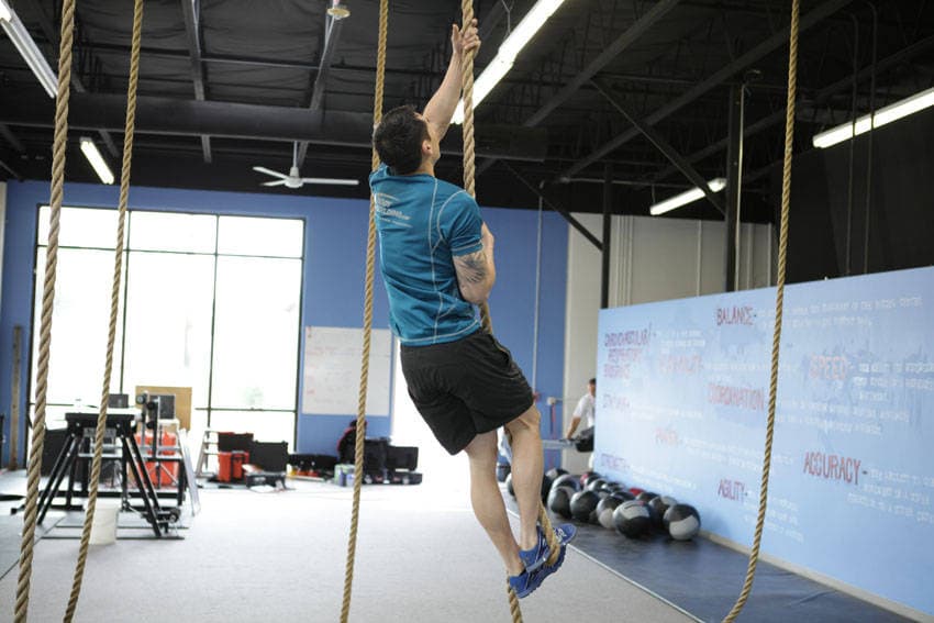Rope Climb position 2