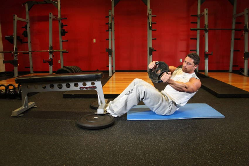 Russian Twist position 2