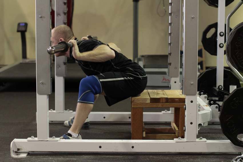 Seated Good Mornings position 2