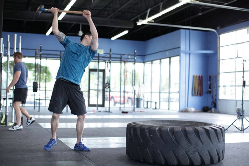 Sledgehammer Swings position 2