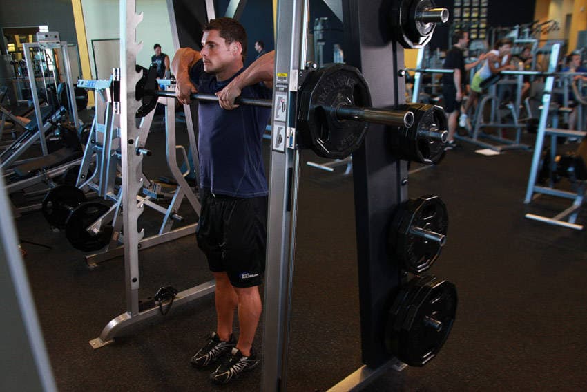 Smith Machine Upright Row position 2
