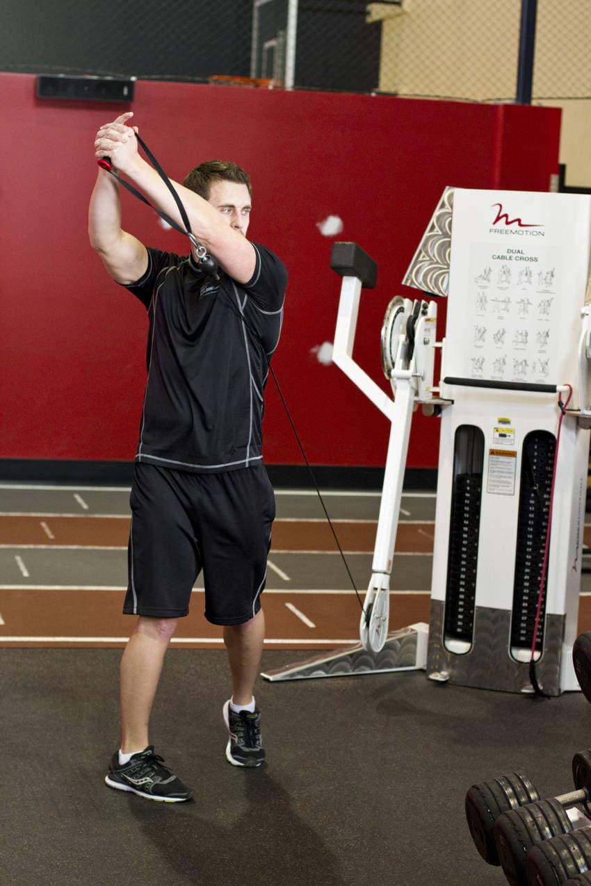 Standing Cable Lift - ending position