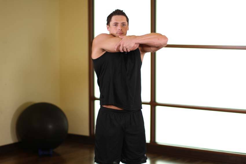 Tricep Side Stretch - ending position