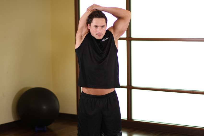 Triceps Stretch - ending position
