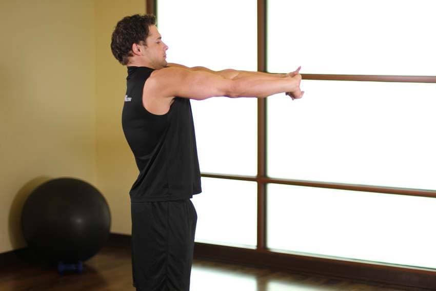 Upper Back Stretch - ending position