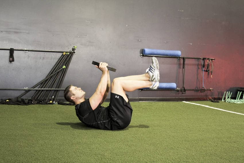 Weighted Crunches - ending position